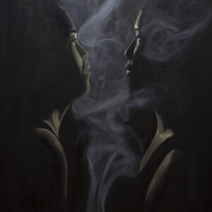 Smoke and Mirrors - Oil Painting